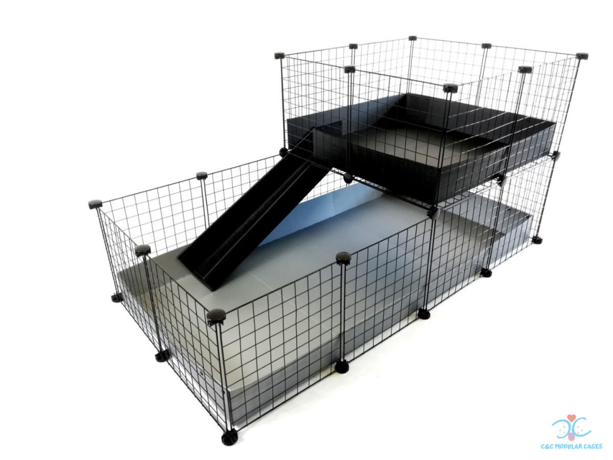 C&C Cage 4x2 + Loft 2x2 + Ramp > candcmodularcages.eu